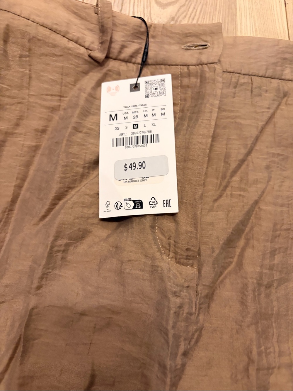 Women's Midi Skirt in Brown - Picture 2 of 3